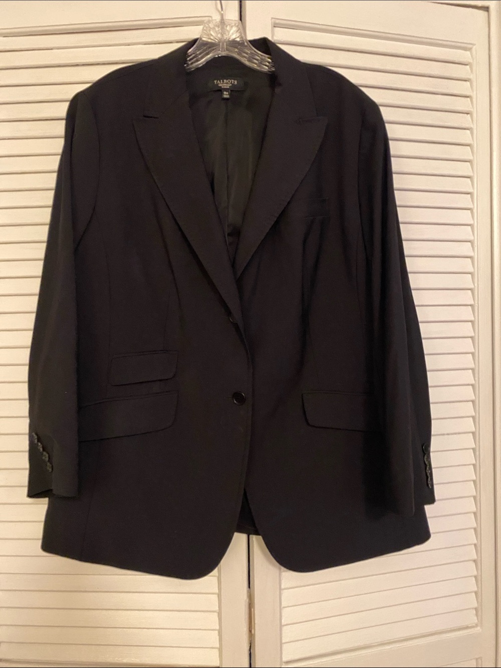 Talbots Women’s Black Single-Breasted Sport Coat